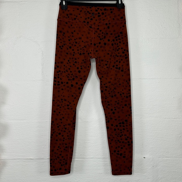 Stori Leggings Womens 6 Brown Black Challenge 7/8 Tight Hazy Spot Brandy Onyx - Picture 8 of 14